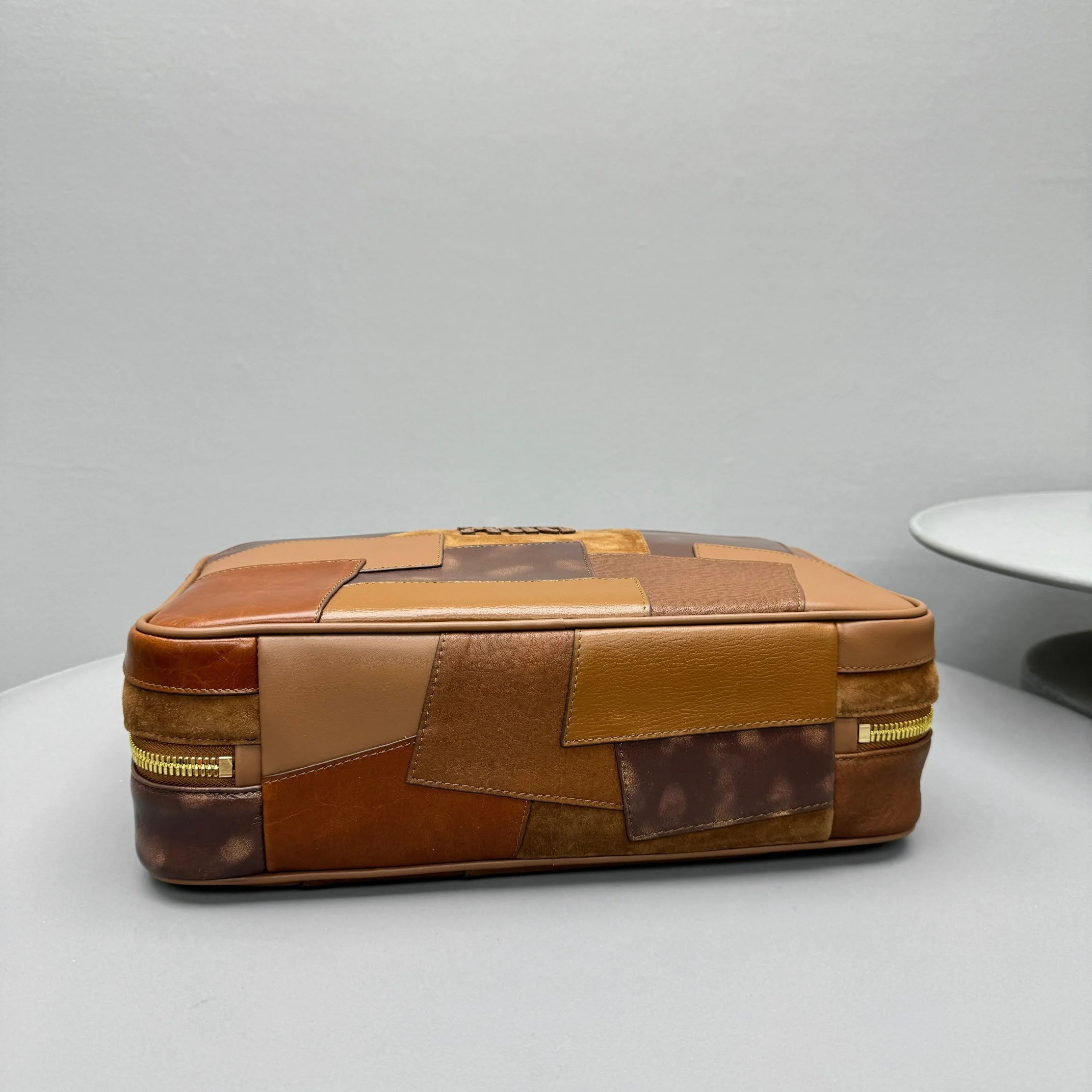 Miu Miu Leather Patchwork Beau Bag