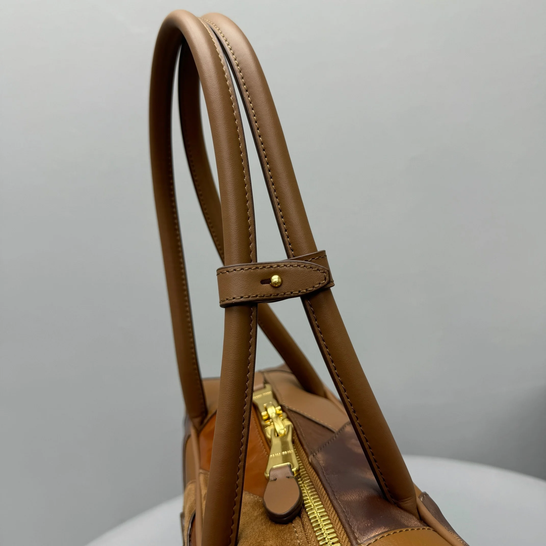 Miu Miu Leather Patchwork Beau Bag