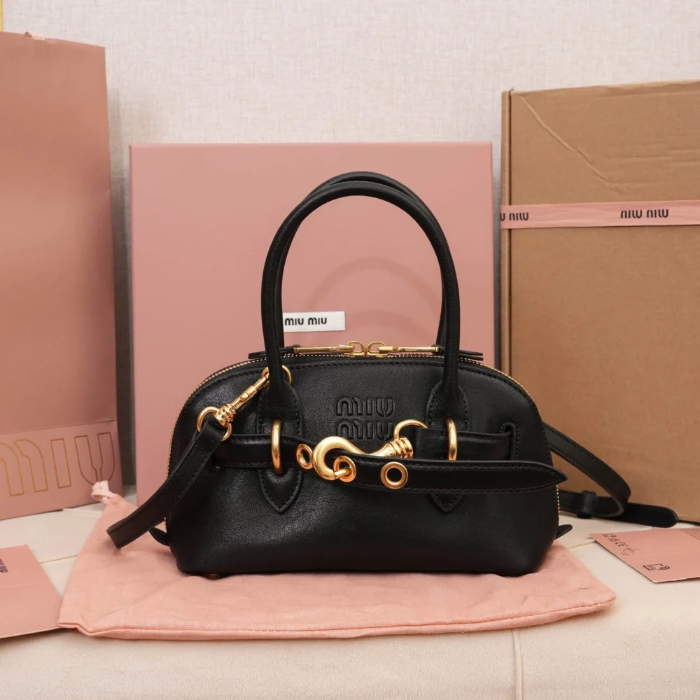 Miu Miu Aventure Nappa Leather Bag