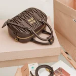 Miu Miu Arcadie Matelassé Nappa Leather Bag