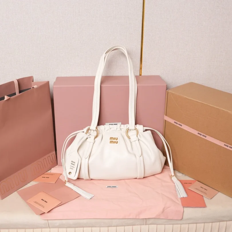 Miu Miu Joie Nappa Leather Bag