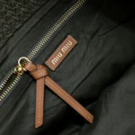 Miu Miu Raffia-Effect Woven Tote Bag