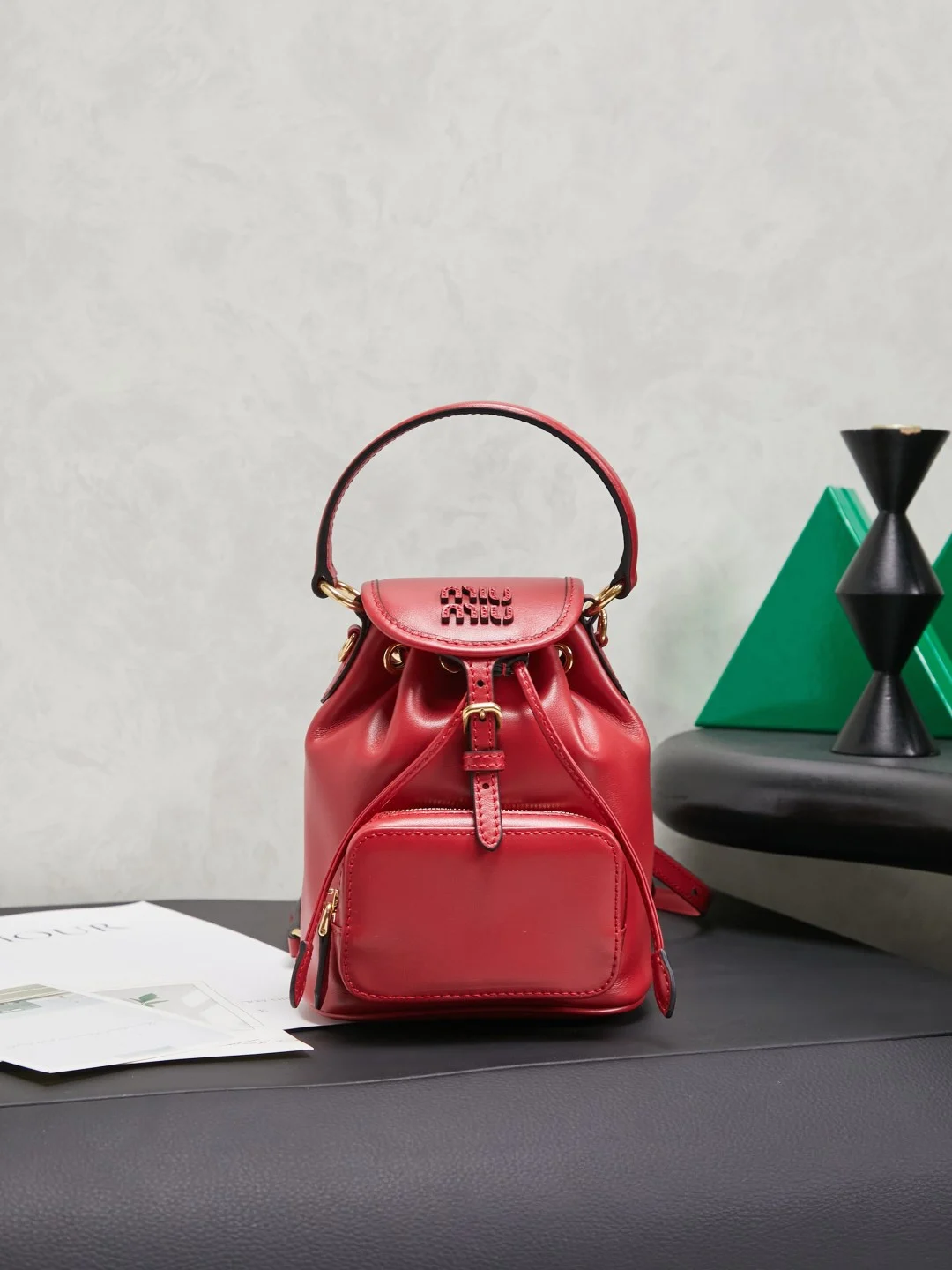 Miu Miu Leather Mini-backpack Miu Miu Leather Mini-backpack