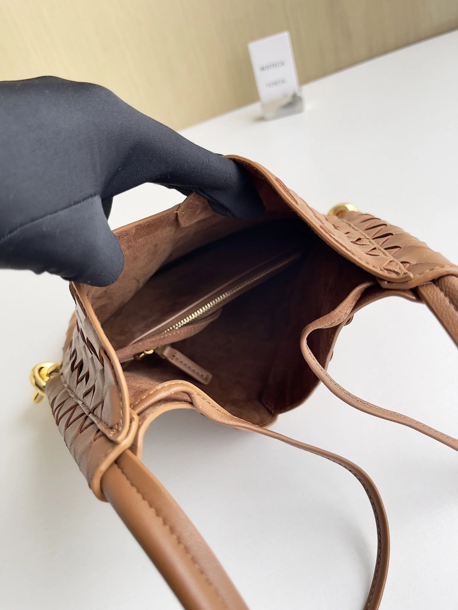 Bottega Veneta Solstice Shoulder Bag Brown Large Bottega Veneta Solstice Shoulder Bag Brown Large