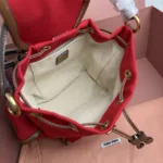 Miu Miu Canvas and Leather Backpack