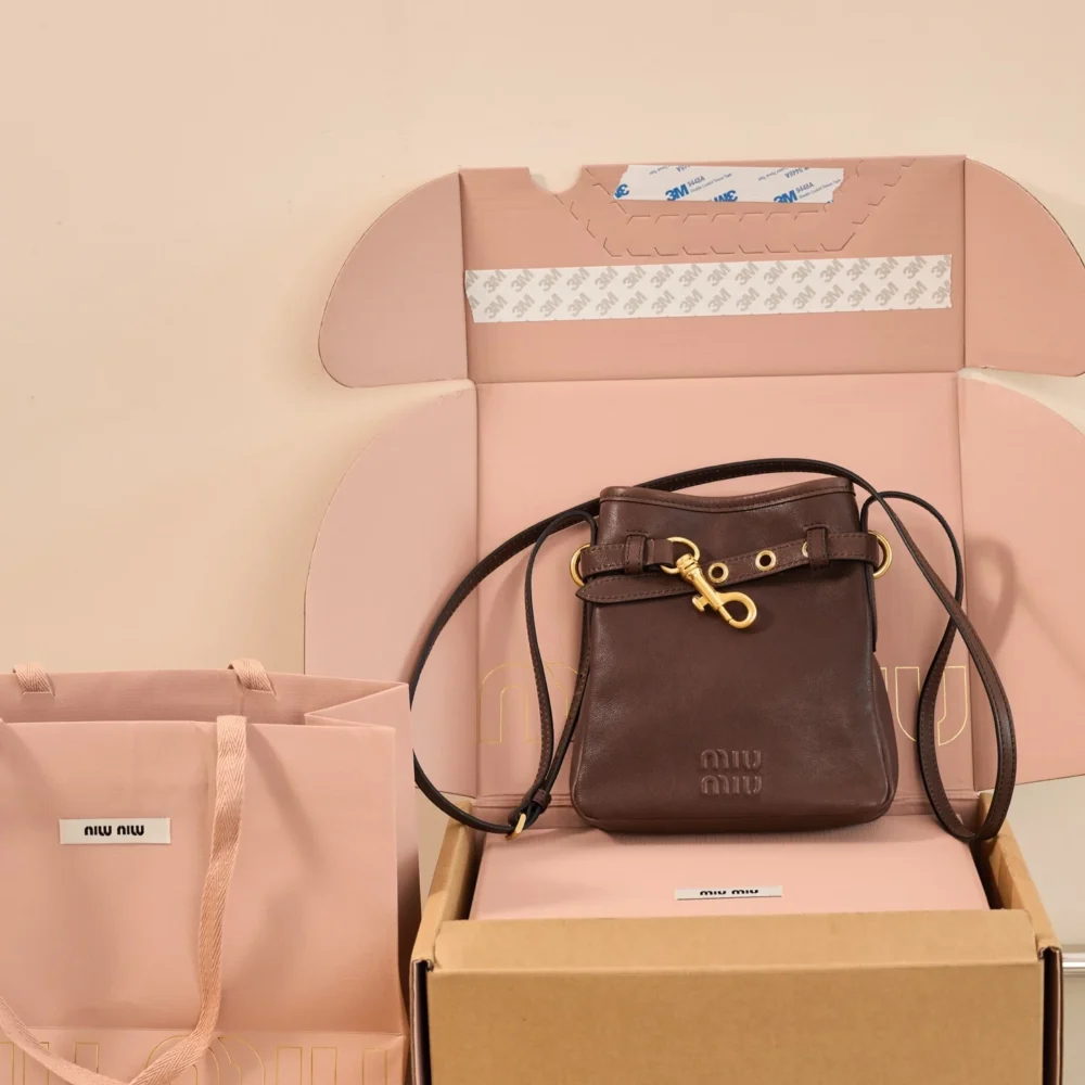 Miu Miu Nappa Leather Pouch