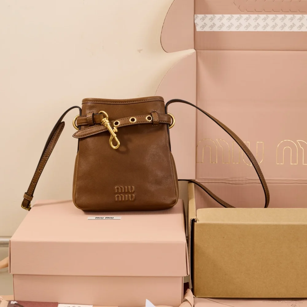 Miu Miu Nappa Leather Pouch