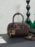 Miu Miu Arcadie Matelassé nappa small leather bag